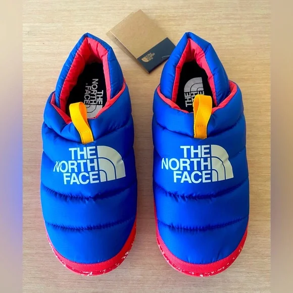 mens north face slippers size 9